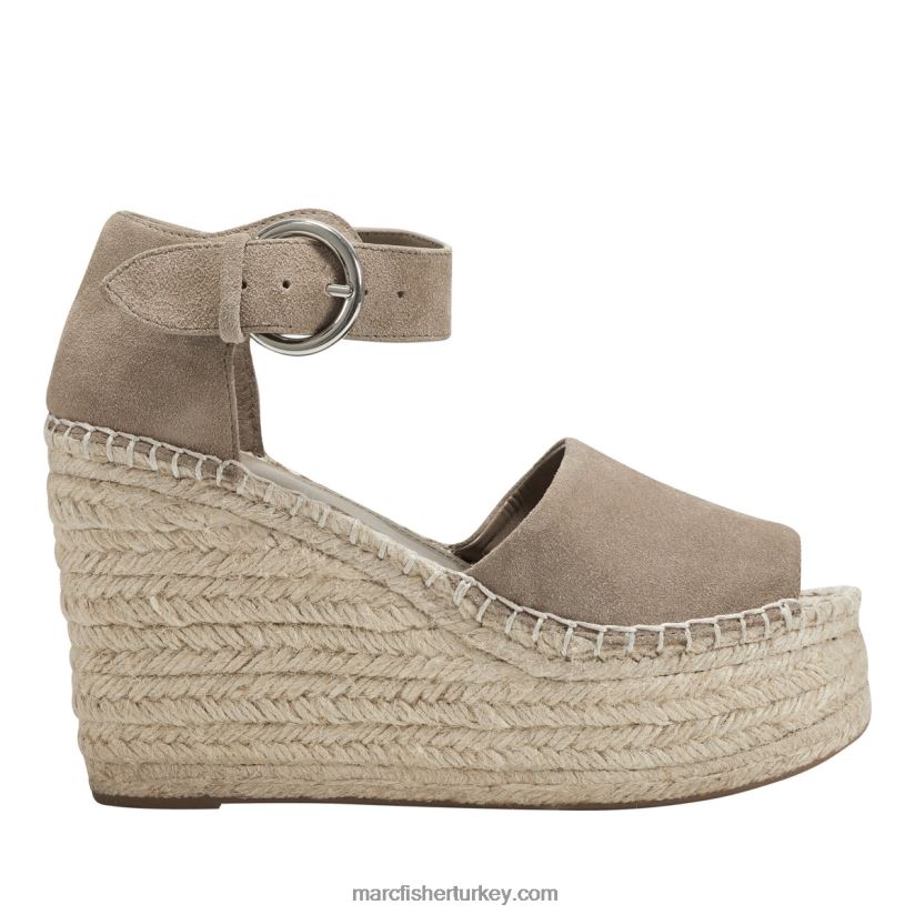 kadınlar alida espadrille kama sandalet Marc Fisher doğal 8FVTXP190