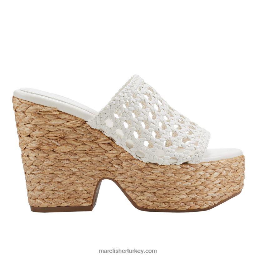 kadınlar hollis espadrille platform sandalet Marc Fisher fildişi 8FVTXP208