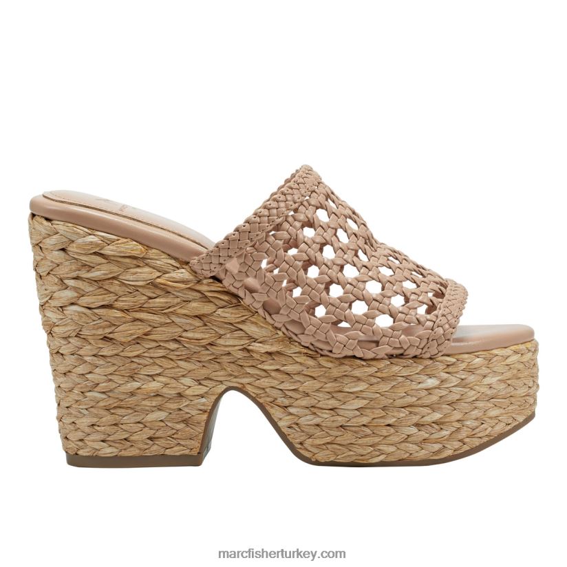 kadınlar hollis espadrille platform sandalet Marc Fisher hafif doğal 8FVTXP209