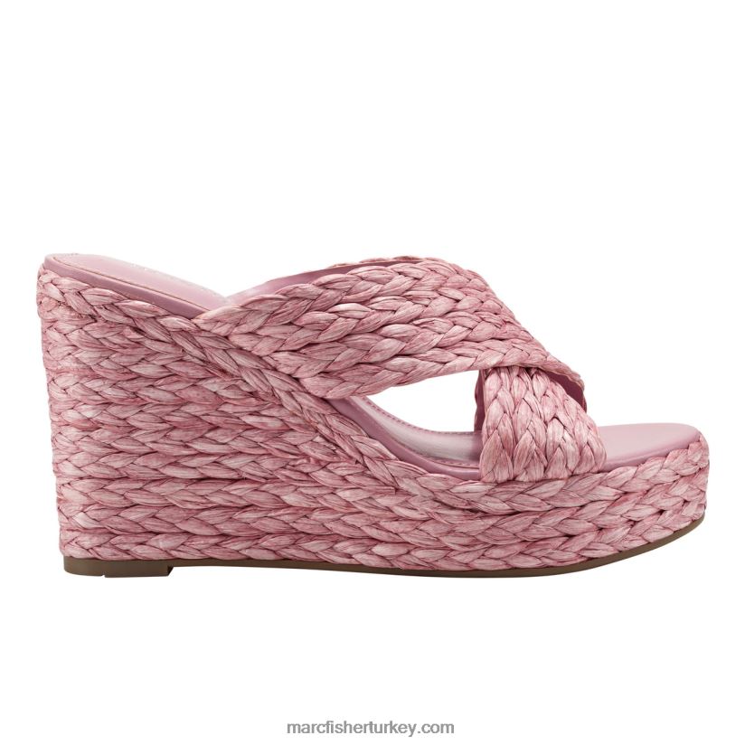 kadınlar lynn espadrille kama sandalet Marc Fisher pembe 8FVTXP233