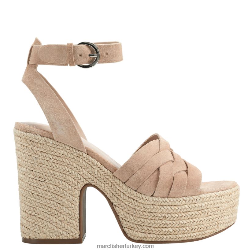 kadınlar oaten espadrille platform sandalet Marc Fisher doğal 8FVTXP194