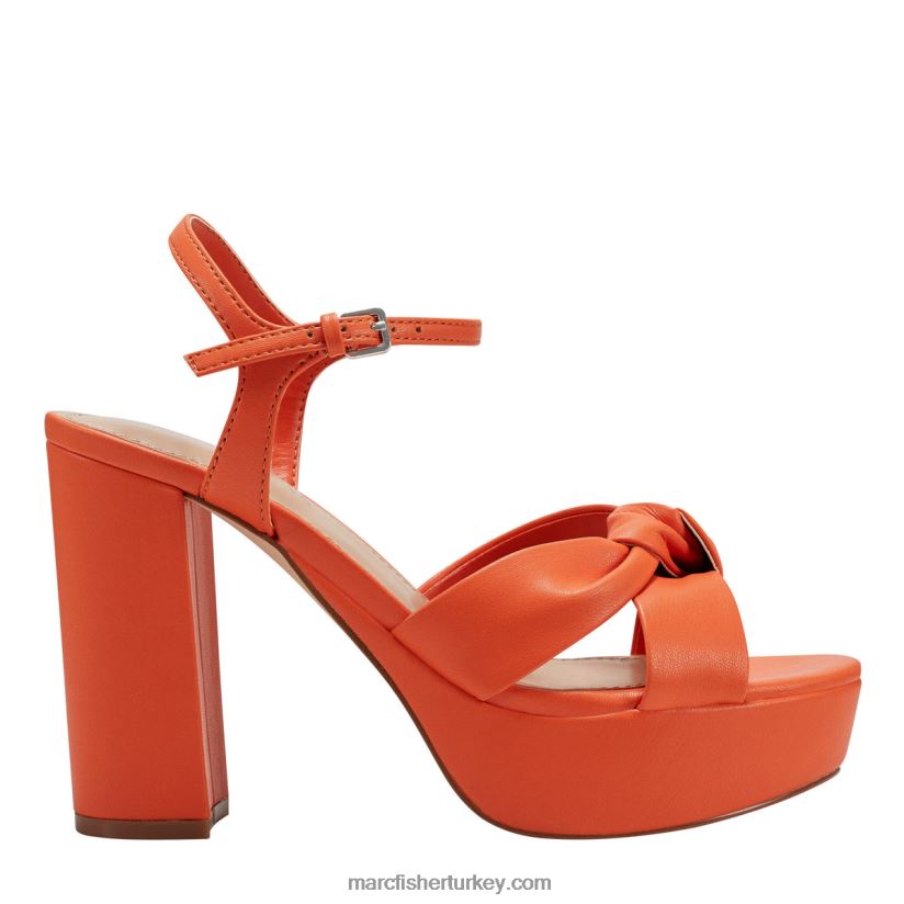 kadınlar deren platform sandalet Marc Fisher mandalina 8FVTXP577