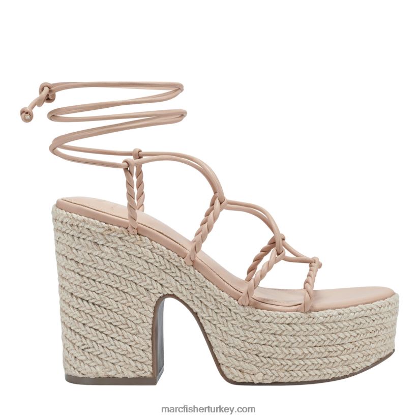 kadınlar oliver espadrille platform sandalet Marc Fisher hafif doğal 8FVTXP193