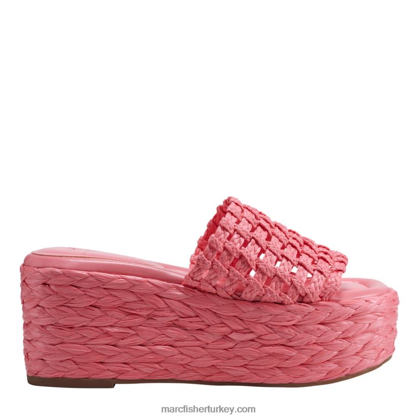kadınlar priya espadrille platform terlik Marc Fisher mercan 8FVTXP256